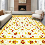 Elegant Area Featuring Ornate Floral and Geometric Design(White)