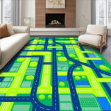 Fun City Themed Imaginative Play Surface(Green)