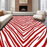 Festive Chevron Parade with Playful Zigzag Accents(Red)