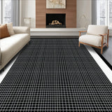 Modern Dual Sided Check Motif(Black)