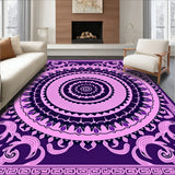 Burst Intricate Floral Medallion Design (Purple)