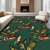 Elegant Yuletide Botanical Evergreen Arrangement(Green)