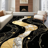 Contemporary Elegant Fluid(Black)