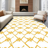 Modern Interlocking Lattice with Minimalist Motifs(Gold)