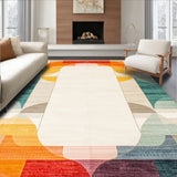 Vintage Mid Century Modern Rainbow in Beige and Ivory(Yellow)