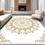 Boho Sunburst Radial Mystical Enchanted Dreamscape (Gold)