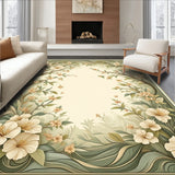 Anatolia Collection Sage Beige Flowing Scrollwork Design(Beige)