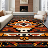 Tribal Chocolate Entryway Plush Accent(Brown)