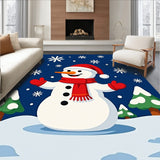 Festive Snowman Winter Holiday Decorative Accent(Blue)