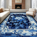 Sophisticated Floral Chinoiserie Aesthetic(Blue)