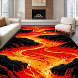 Energetic Volcano Inspired Motif(Red)