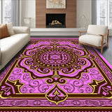 Andalusian Medallion Lattice with Flourishing Arabesque Motifs(Pink)