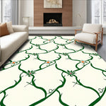 Enchanting Trellis Blossom Intertwined Lattice Arrangement (Green) - ODIKA