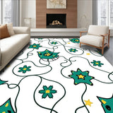 Bright Cat Figure with Festoon String Lights and Playful Sparkle Accents(Teal)