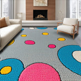 Ultra Soft Area Rug, Non Slip, Stain Resistant, Washable Area Rugs for Living Room, Bedroom, funky tufted cat rug(Gray)