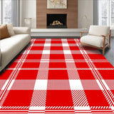 Classic Tartan Check Design with Festive Holiday Plaid Motif(Red)