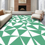 Triangular Mosaic Academic Learning Floor Cover Base (Green)