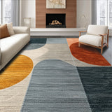 Ultra Soft Area Rug, Non Slip, Stain Resistant, Washable Area Rugs for Living Room, Bedroom, Modern Abstract Thin Washable(Gray)