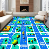 Interactive Colorful City Layout(Blue)