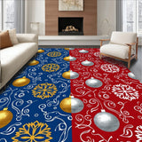 Holiday Ornament Area with Bauble Design(Blue)