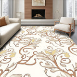 Exquisite Floral Vine Botanical Inspired Delicate Sophisticated(Brown)