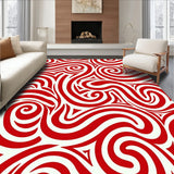 Holiday Spiral Semi Circle Entrance with Twisted Motifs(Red)