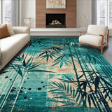 Pristine Grecian Rustic Art With Bamboo Dyedpeacock Patch And Staunch Spots(Teal)