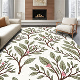 Rustic Weathered Floral Vine Heritage Cottage Farmhouse Charm (Brown)