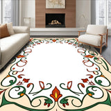 Woodland Tapestry Elegant Floral Swirl Arrangement(Beige)