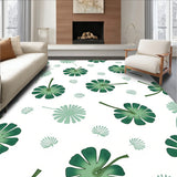 Exotic Monstera Frond Elegant Botanical Illustration Arrangement(Green)