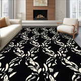 Crest Interlocking Leaves with Delicate Branch Filigree (Black) - ODIKA