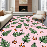 Classic Pine Swag Festive Floor Covering(Pink)