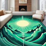 Dynamic Teal and Green(Green)