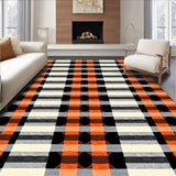 Rustic Farmhouse Plaid with Traditional Country Styling(Orange)