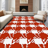 Cabin Tartan Crosshatch Maple Sunset(Red)