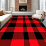 Yuletide Checkered Farmhouse Decorative Accent(Red)