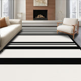 Timeless Contrast Linear Weave Farmhouse Inspired Home Accent(Beige)