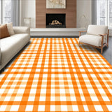Buffalo Check with Traditional Gingham Style(Orange)