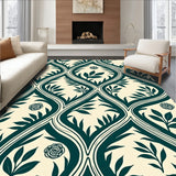 Elegant Botanical Symphony Featuring Abstract Leaf (Beige)