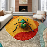Ultra Soft Area Rug, Non Slip, Stain Resistant, Washable Area Rugs for Living Room, Bedroom, Nature-Inspired Artistic Kids Nursery Non-Shedding Carpet(Green)