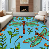 Dragonfly Meadow with Delicate Wing Details (Blue) - ODIKA