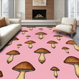 Enchanted Moonbeam Mushroom Vintage Botanical(Pink)