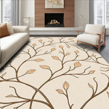 Rustic Botanical Vine Artisan Jacquard(Beige)