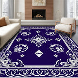 Luxurious Medallion Swirl Vintage Contemporary Elegant(Purple)