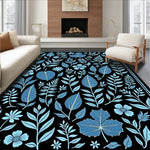 Verdant Wilderness Symphony Adorned Natural Artistic Motifs (Black) - ODIKA