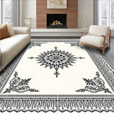 Inspired Medallion with Ornate Flourishes(Black)