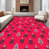 Frosty Evergreen Branch Delicate Embellishment(Red)