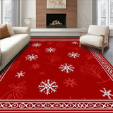 Holiday Filigree with Stylized Botanical Swirls(Red)