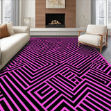 Stylish Herringbone Zigzag Modernist Sleek Diagonal Lattice(Pink)