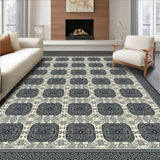 Geometric Paisley Floor(Gray)